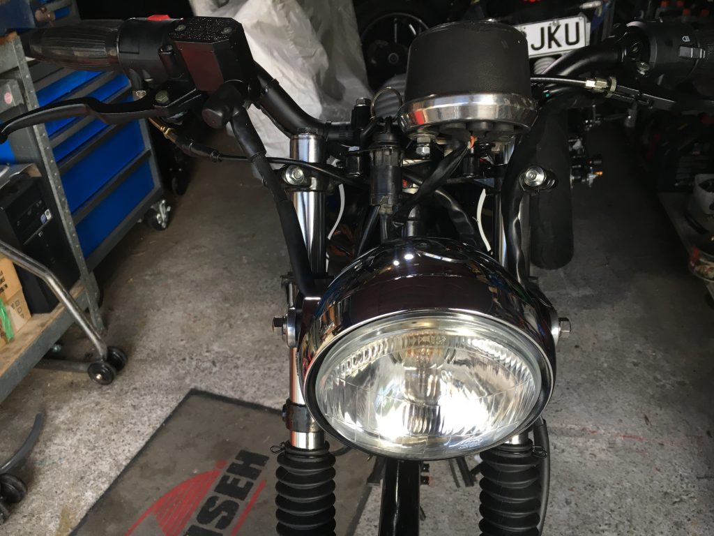 CG125 Headlight brackets